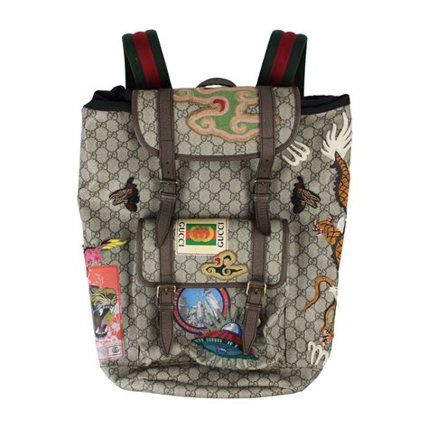 gucci backpack with embroidery replica